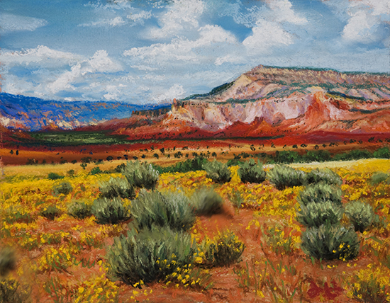 Ghost Ranch Pastel by John Hulsey